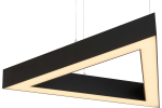 Светильник LED Trio трехлучевой 216W 2100мм*3 4000К черный подвесной IP40