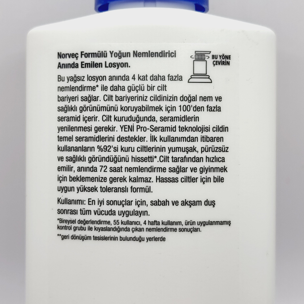 Neutrogena Norwegian Formula Интенсивный увлажняющий лосьон для сухой кожи 250 мл (Франция)