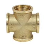Крест латунь Ду 25 (1") ВР VALFEX VF.760.L.100