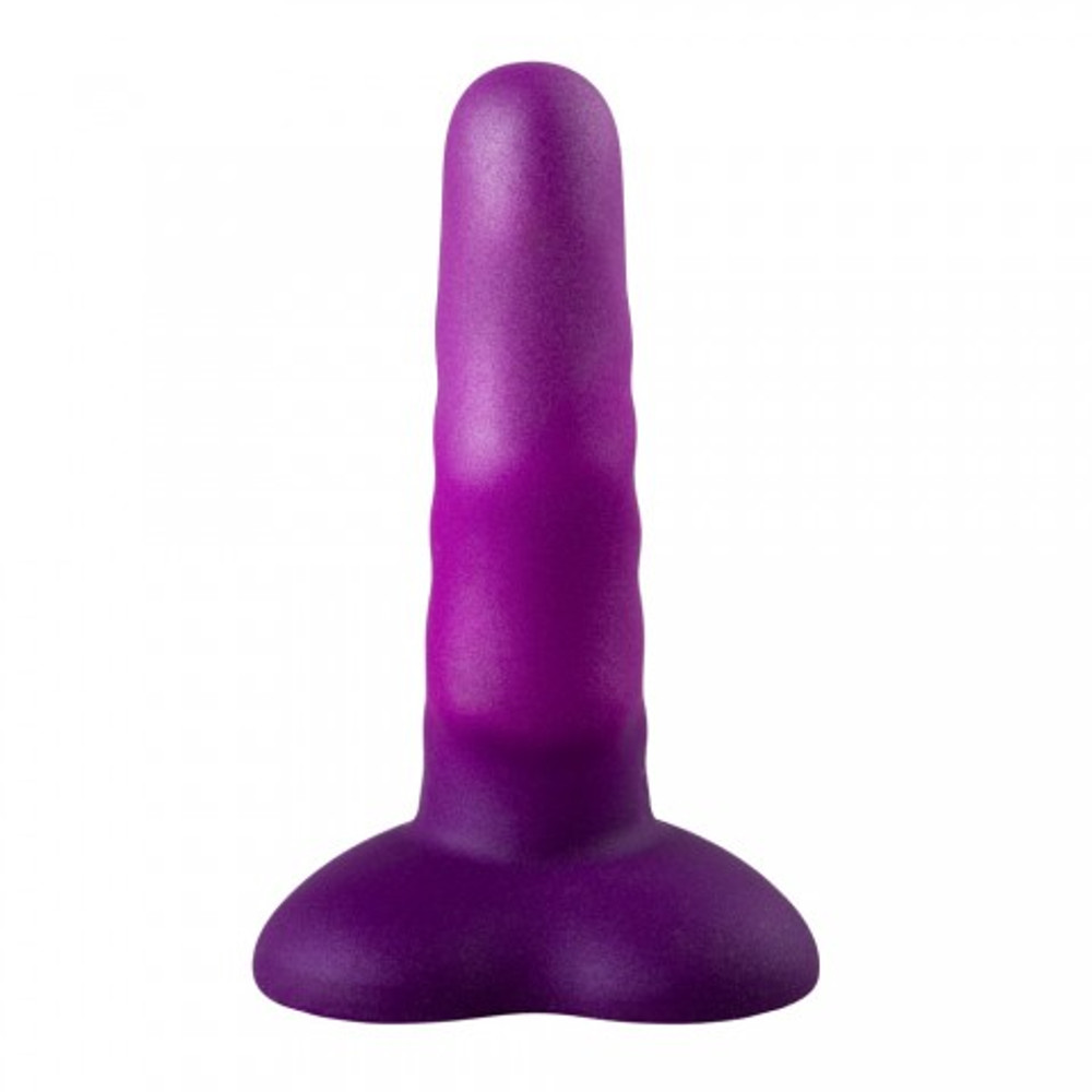 Нереалистичный дилдо Unicorn Mini Purple (12,5*3,5 см)