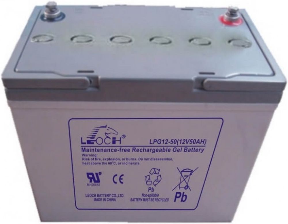 LEOCH LPG 12-50 аккумулятор LEOCH LPG 12-50 аккумулятор