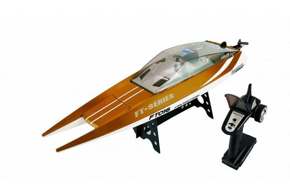 Радиоуправляемый катер orange Feilun FT016 Racing Boat , 30 км/ч , RTR 2.4G - FT016-O