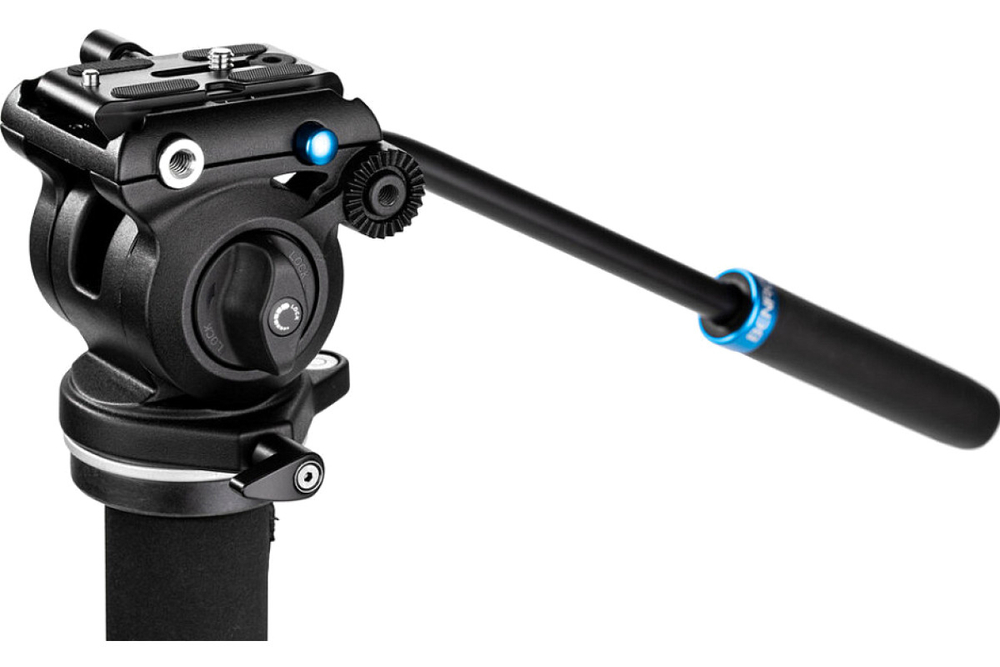 Монопод Benro A38FDS2PRO с видеоголовой алюминиевый
