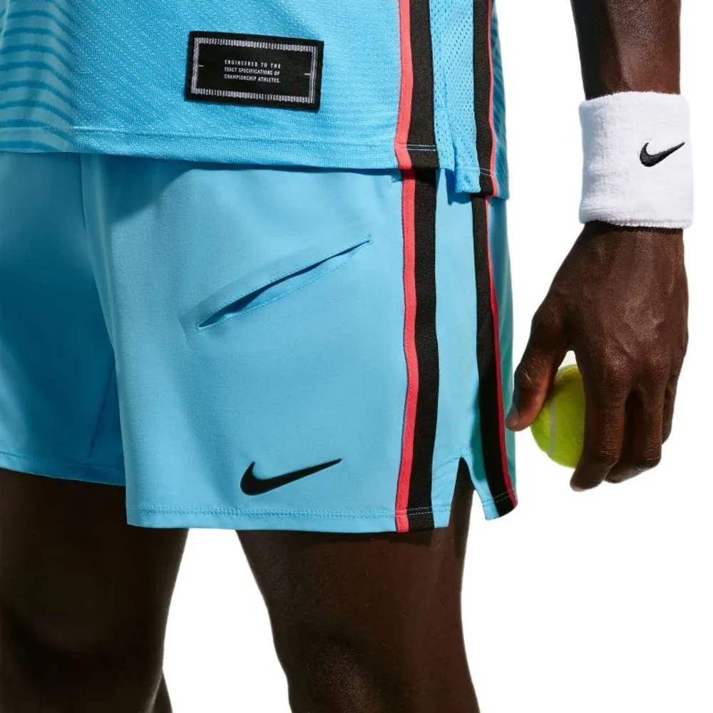Мужские теннисные шорты Nike Court Slam Dri-FIT - baltic blue/black