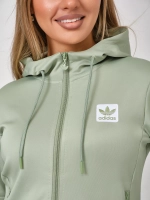 костюм спортивный с капюшоном Adidas на молнии брючной
