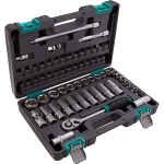 Набор инструментов, 1/2", CrV, пластиковый кейс, 60 пр STELS 14103
