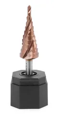 Ступенчатое спиральное сверло Messer 4 - 22 мм HSS CO 10 ступеней