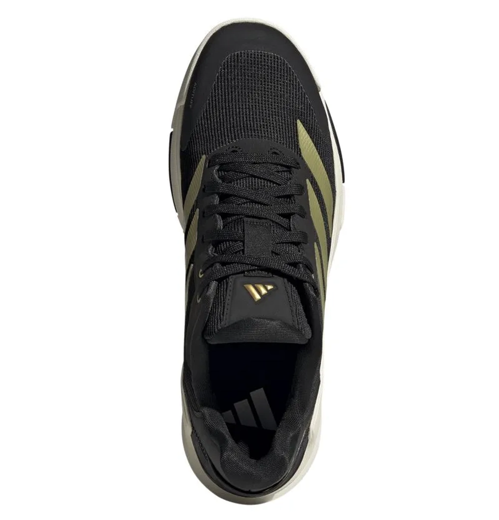 Мужские кроссовки для Падел Adidas Crazyquick LS Padel M - off white/core black/gold metallic