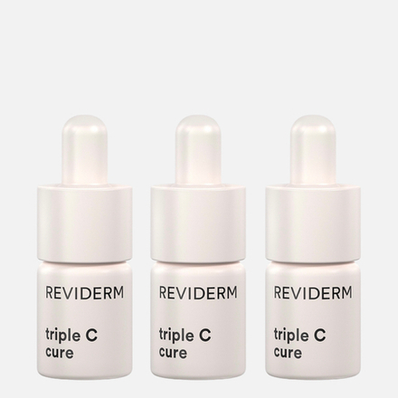 REVIDERM Тriple C cure Сыворотка с витамином С с лифтинг-эффектом, 3 флакона х 7 мл