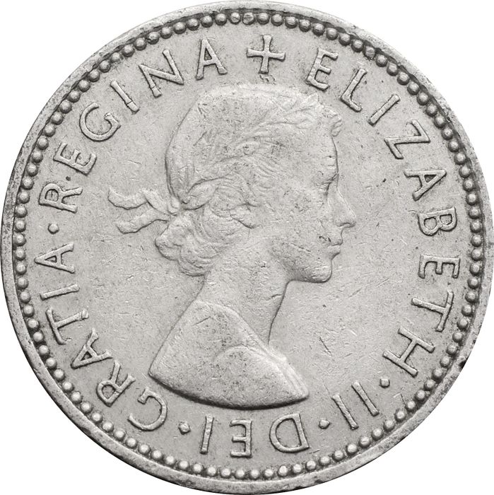 1 шиллинг 1964 Великобритания (Шотландский герб) XF