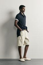 ПОЛО С ФАКТУРОЙ «ВАФЛЯ» — ZARA