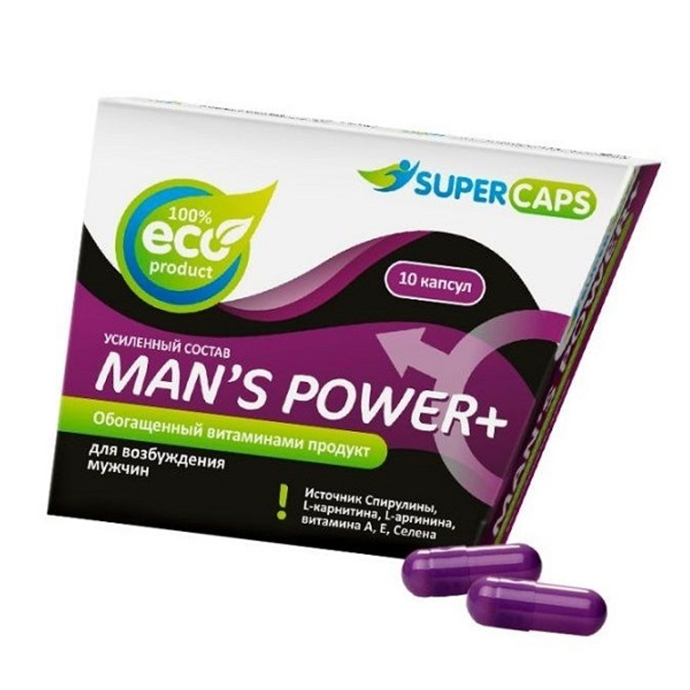Капсулы для мужчин с гранулированным семенем Biological Technology Man's Power 10шт