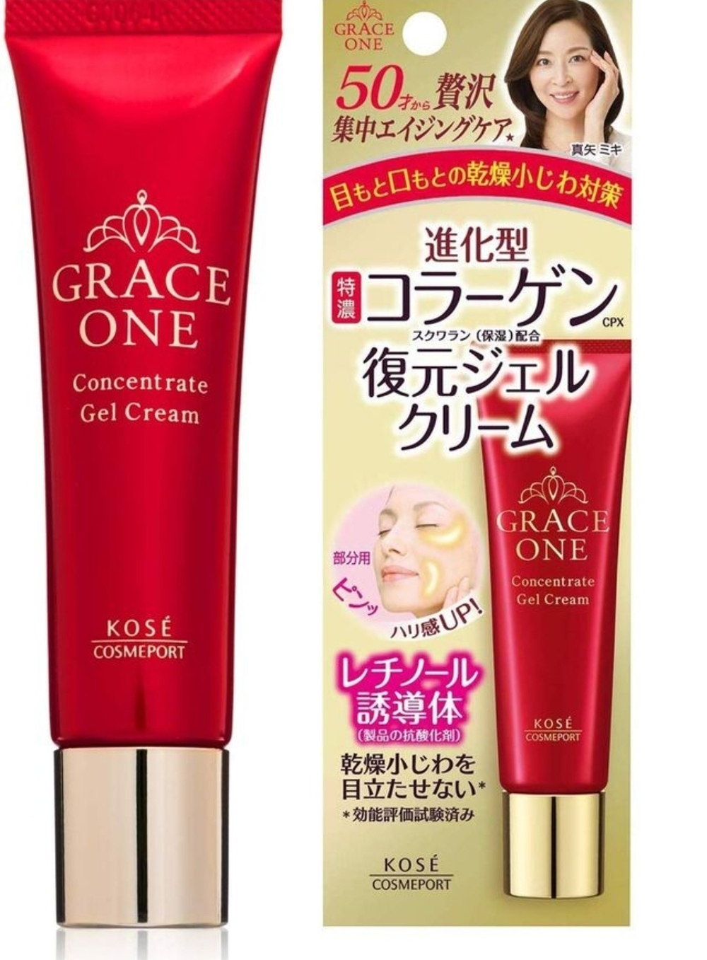 KOSE Grace One Concentrate Gel Cream - концентрированный крем вокруг глаз и губ, 30 гр