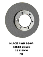 Тормозной диск 43512-26130 на Toyota HIACE KLH12,KLH22 1995-2006 (ABS) передний — купить в Алматы | ADAL AUTO