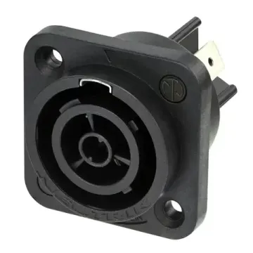 Neutrik NAC3FPX-TOP панельный разъем PowerCon TRUE1, гнездо, 16A/250В влагозащищенный, IP65 и UL50E