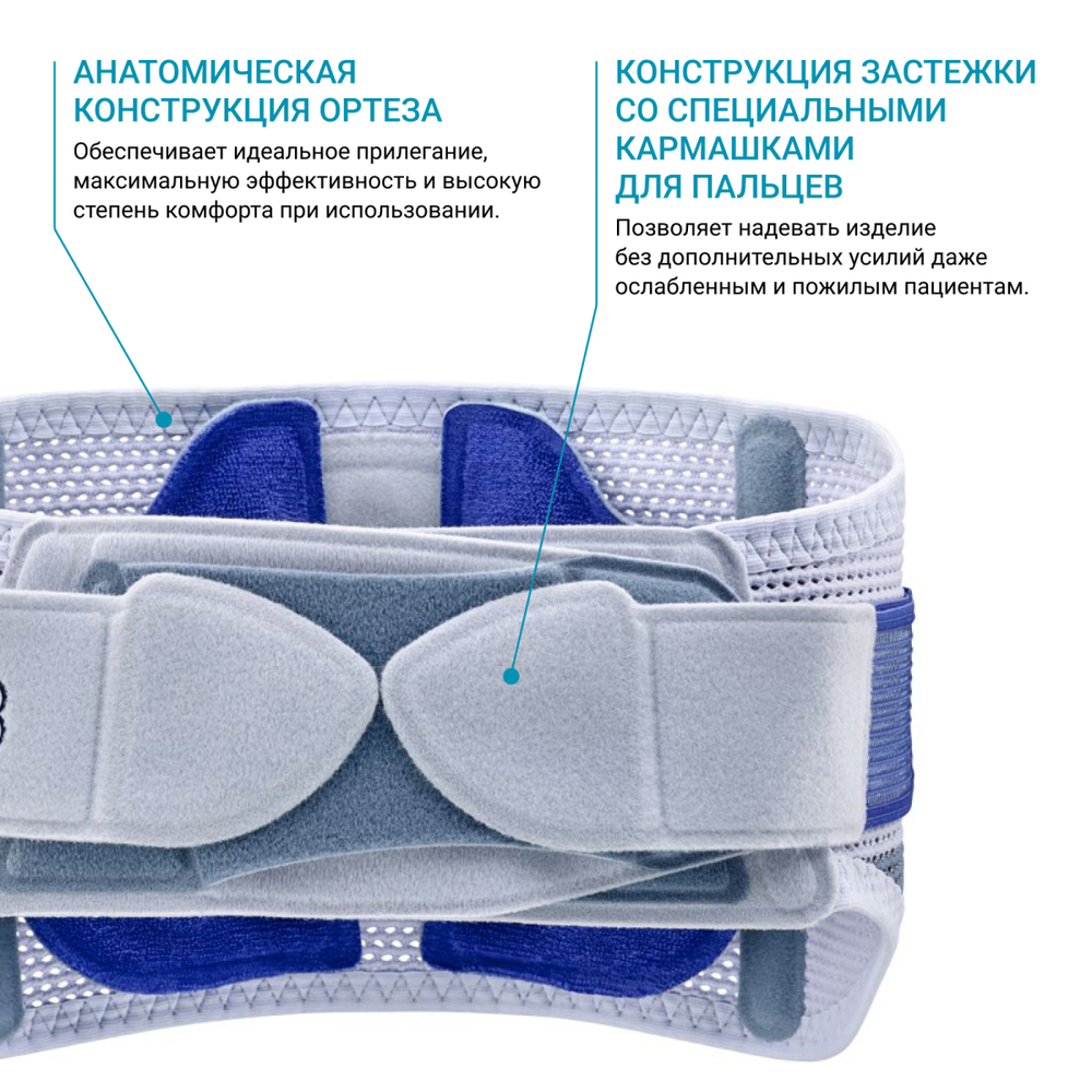 Корсет пояснично-крестцовый BAUERFEIND SacroLoc — для разгрузки КПС