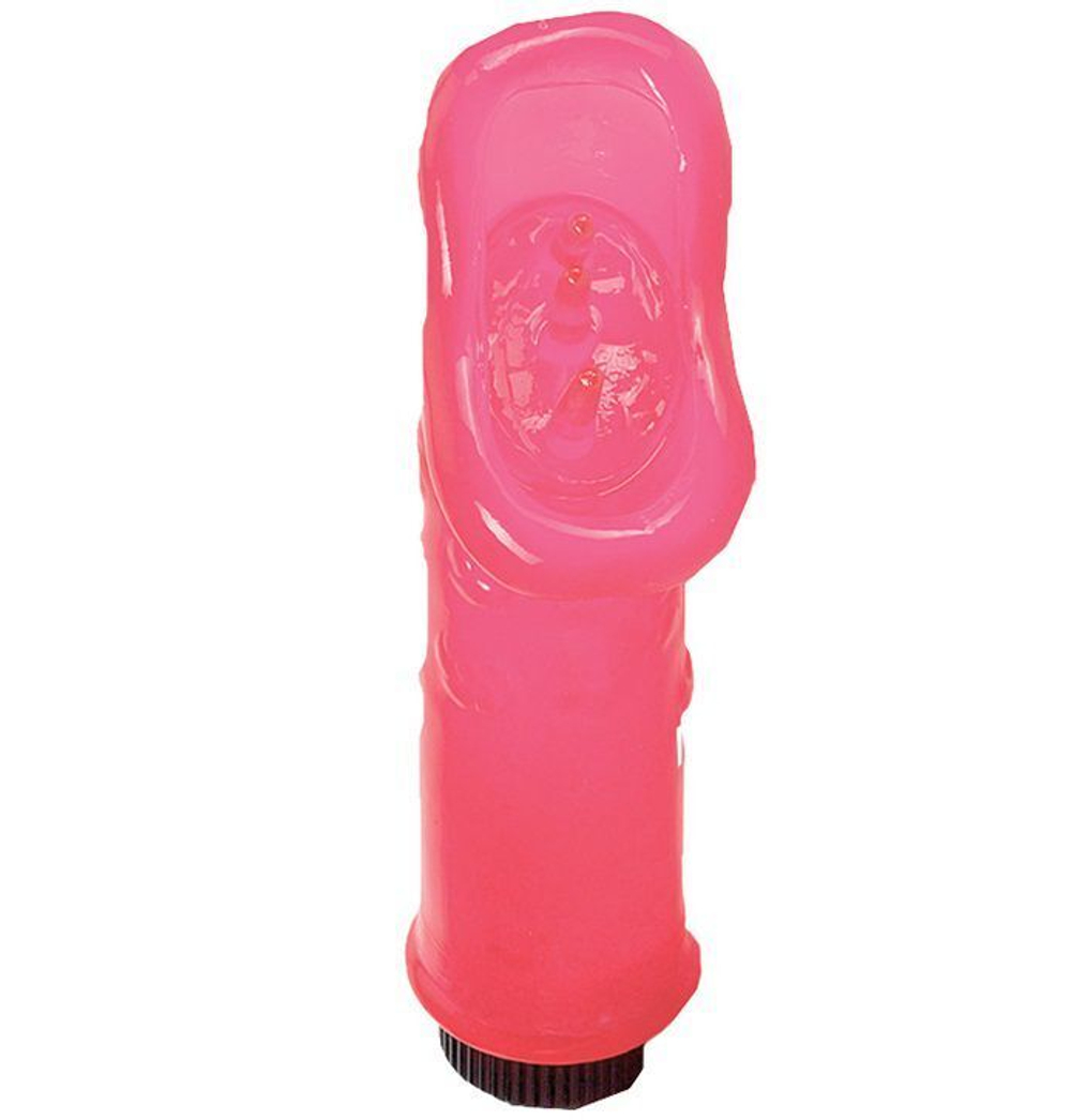 Розовый вибратор-ротик для клитора ULTIMATE VAGINA VIBE PINK (Цвет: розовый)