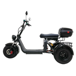 Электроскутер CITYCOCO X7 Pro TRIKE Черный глянец