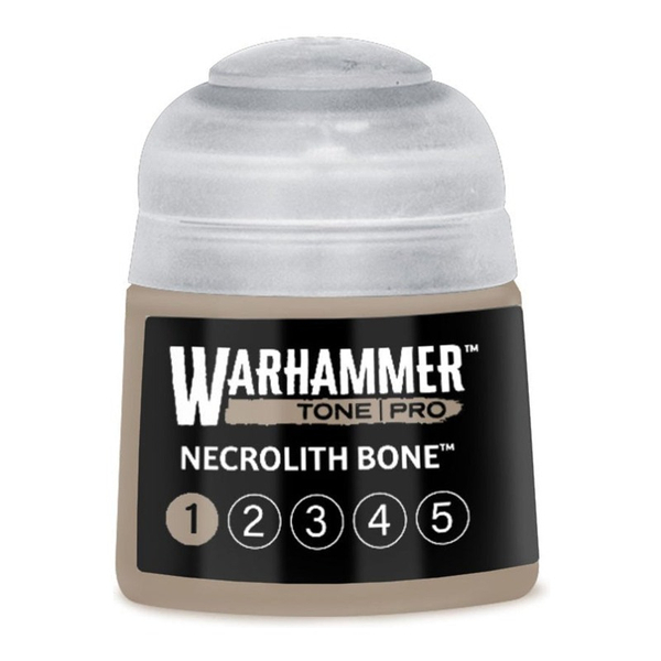 Краска Necrolith Bone 1 — Warhammer Tone Pro, 12 мл, 20-051 (ПРЕДЗАКАЗ)