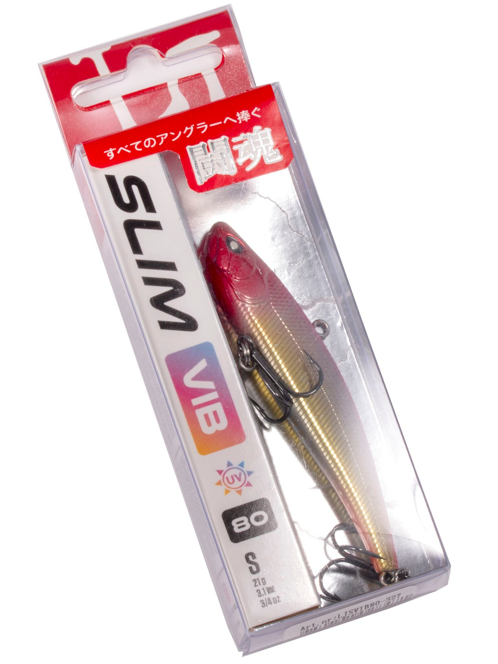 Воблер тонущий вертикальный LJ Pro Series SLIM VIB S 80.00/327