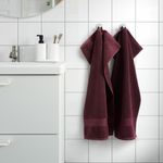 Полотенце IKEA FREDRIKSJON (ФРЕДРИКШЁН), Темно-красный, 40х70 см