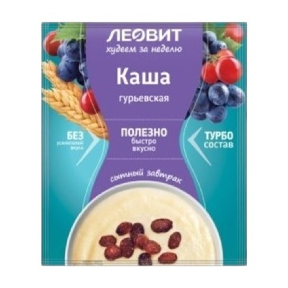 Каша Леовит Худеем за неделю Гурьевская пакет 50гр