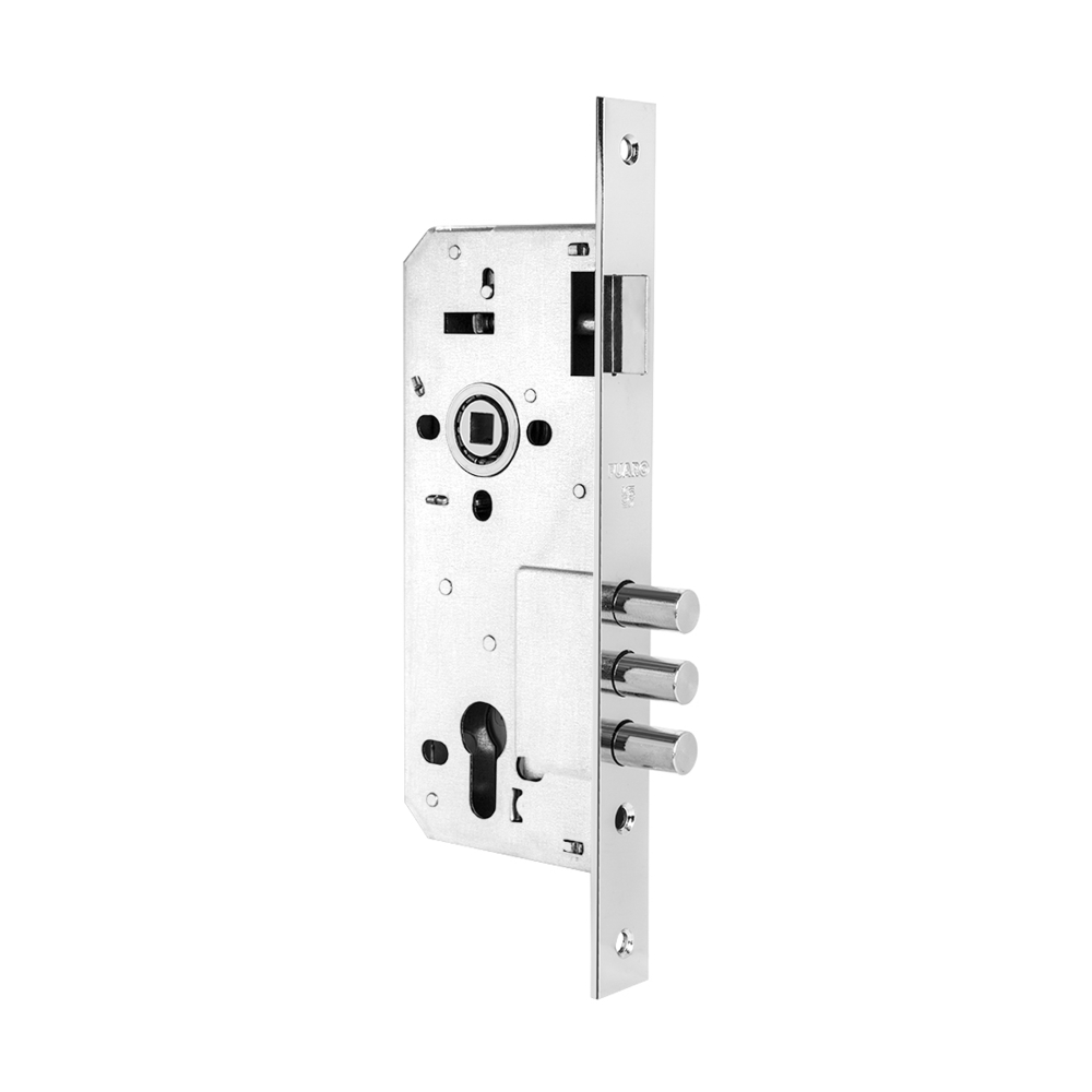 Корпус врезного замка с защёлкой DD900/C-45.85.3MR (900 3MR/CP W/B) CP хром