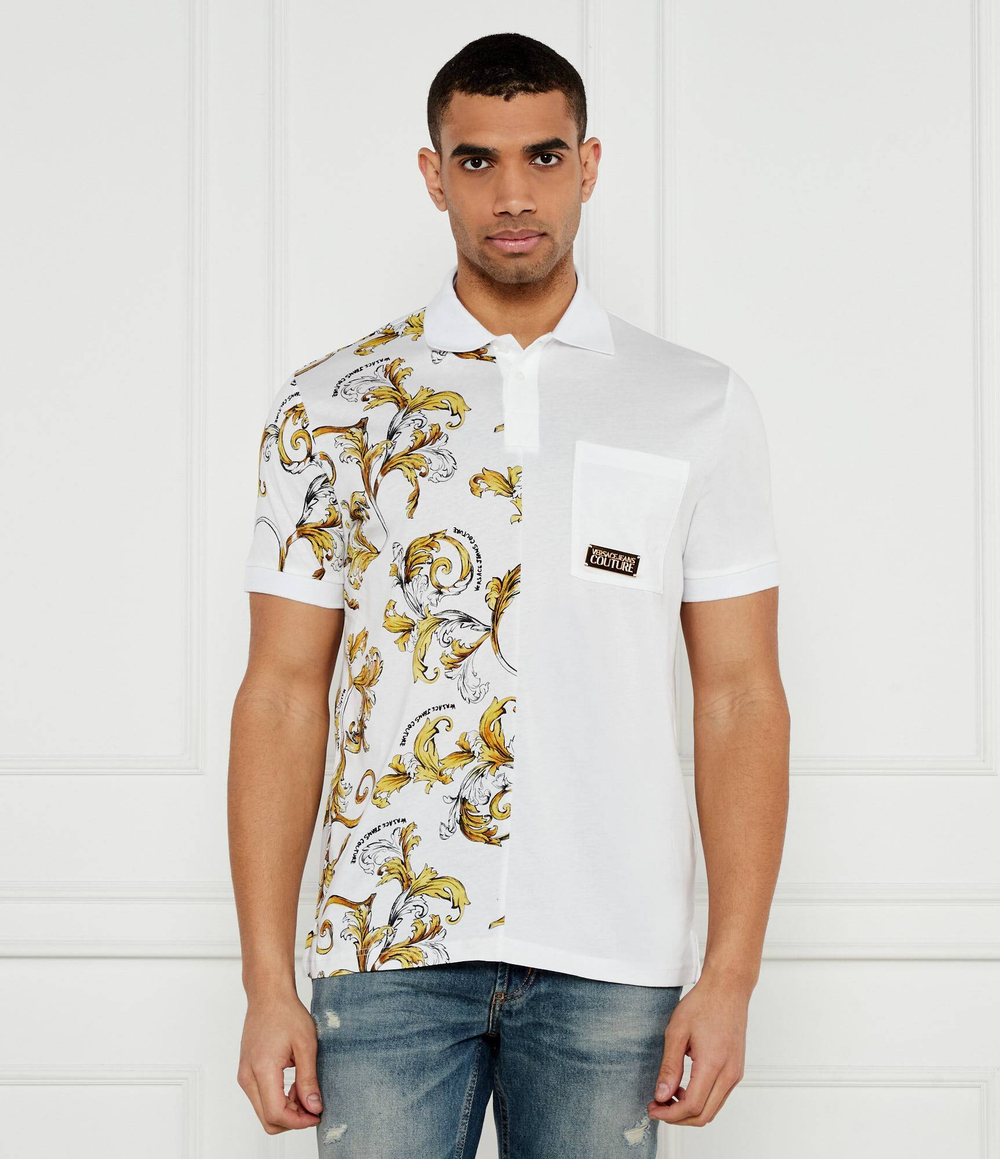 Поло Versace Jeans Couture - белый(78GAG625JS458)