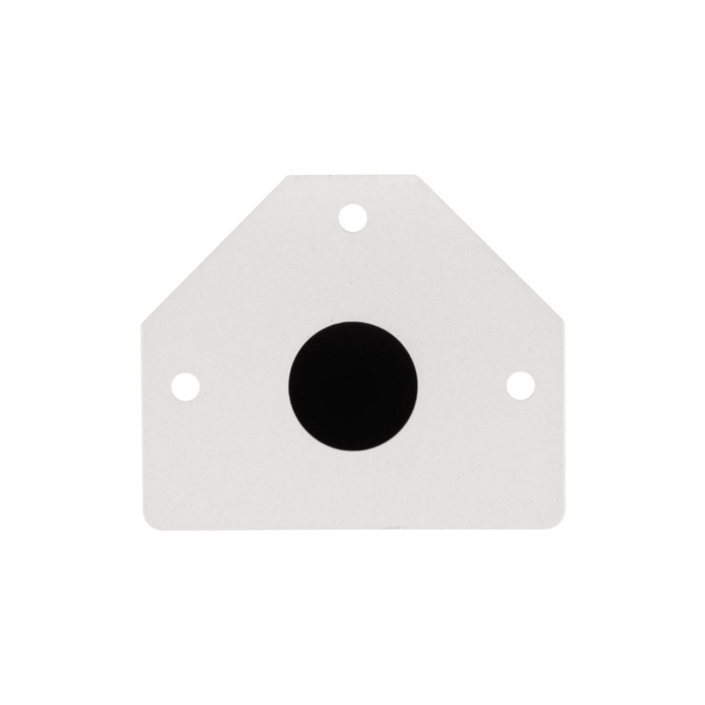 Опора мебельная EDSON PL-003 круглая 400*50 WHITE нерегулир, белая