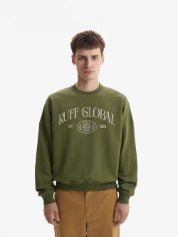 Толстовка Oversized хаки