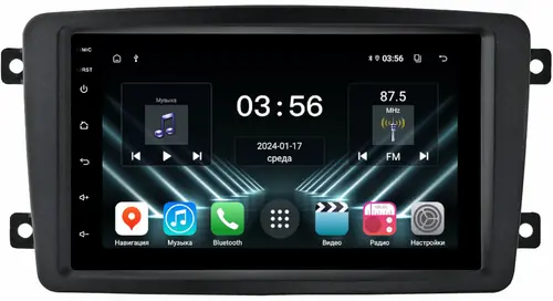Магнитола для Mercedes-Benz G W463 2000-2006, C W203 2000-2004, Vito, Viano W639 - FarCar S280 монитор 7" на Android 13, CarPlay