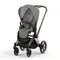 Детская коляска Cybex Priam IV 2 в 1 Mirage Grey + Cloud G i-Size Stone Grey Plus