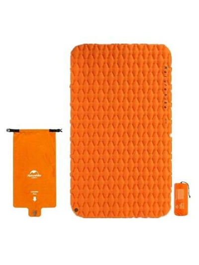 Коврик Naturehike NH19Z055-P FC11 спальный двухместный (с надувным мешком) оранжевый