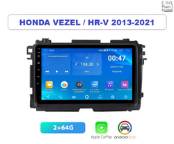 9" Honda Vezel I / HR-V II 2013-2021 (Android / Wi-Fi / GPS / Bluetooth)