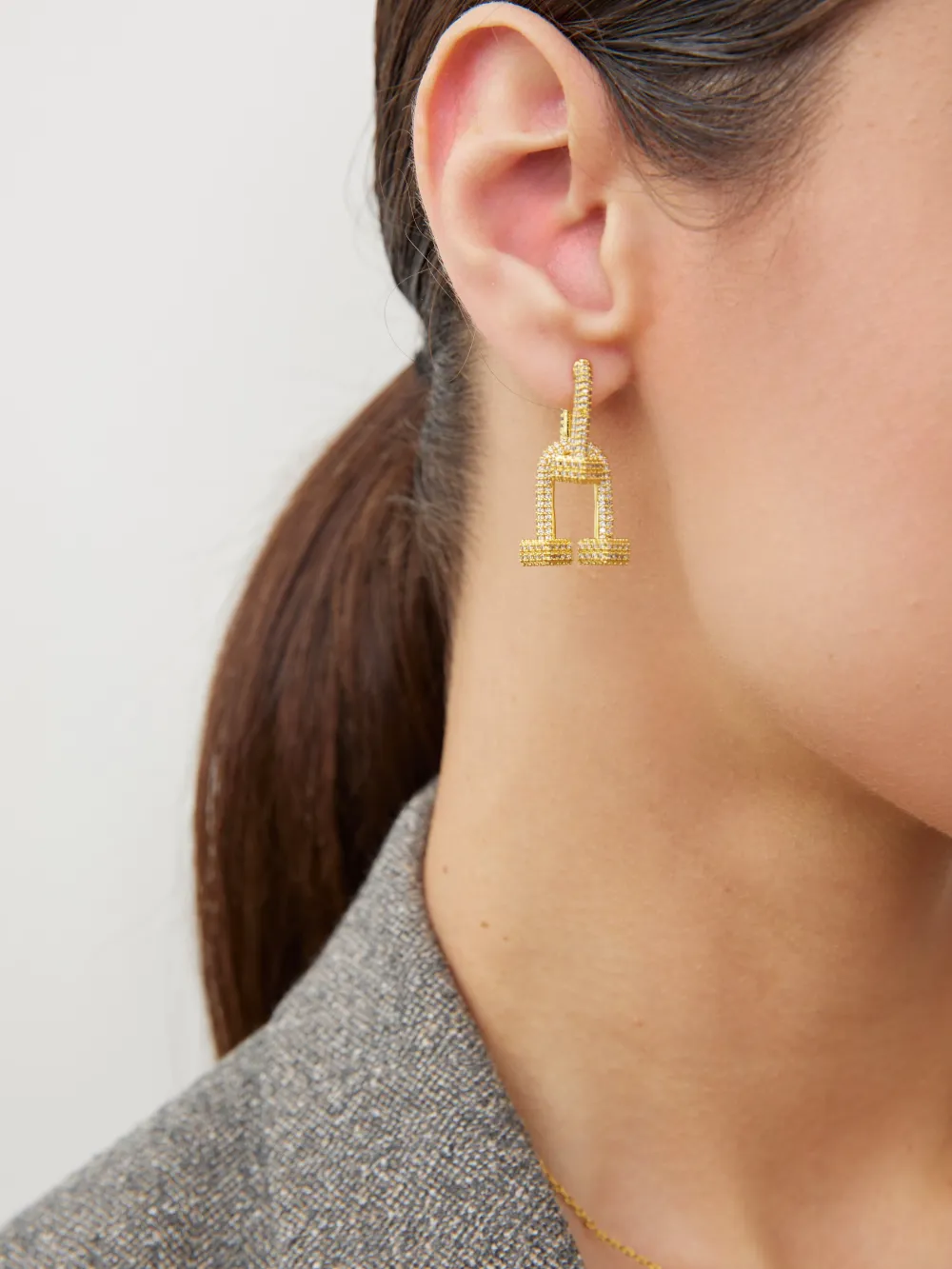 СЕРЬГИ "SMALL STATEMENT ALL SHINE"