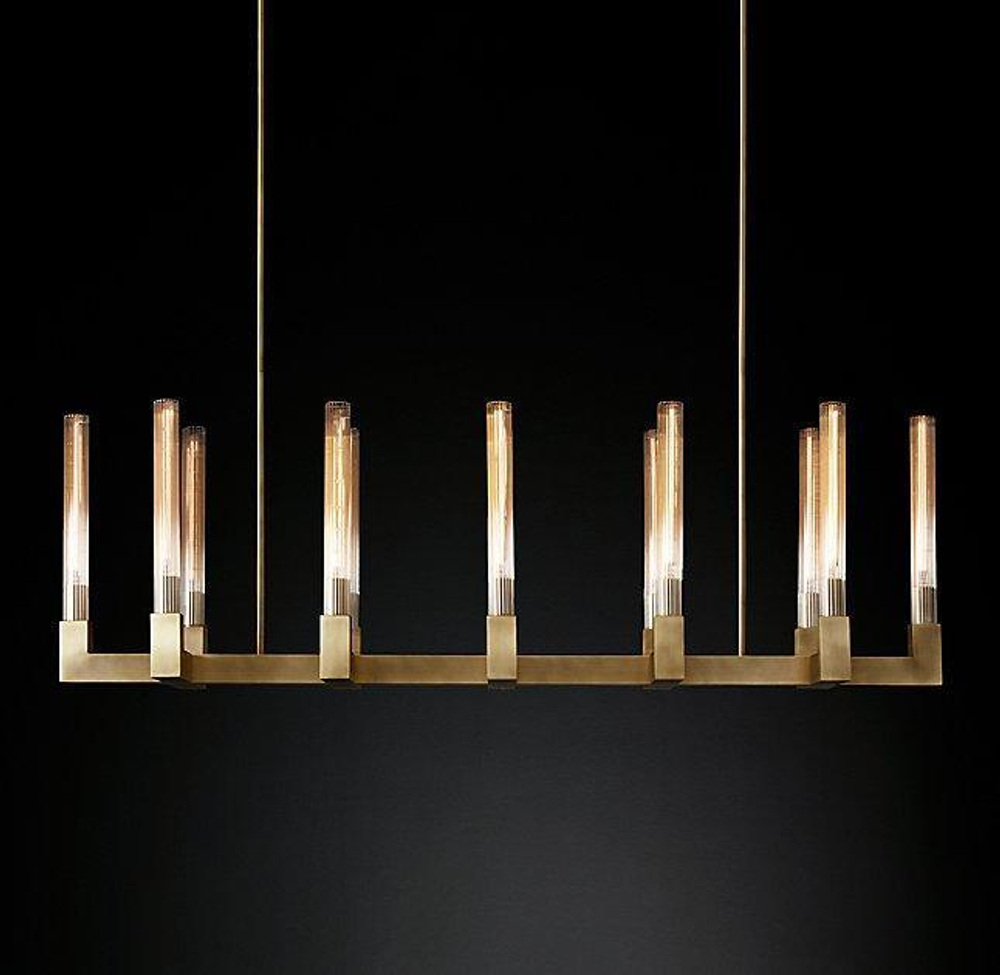 люстра RH Cannele Linear Chandelier 54"