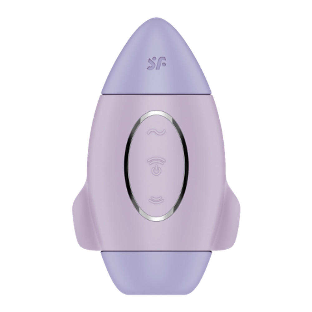Стимулятор клитора с воздушной стимуляцией и вибрацией Satisfyer Mission Control (лиловый)