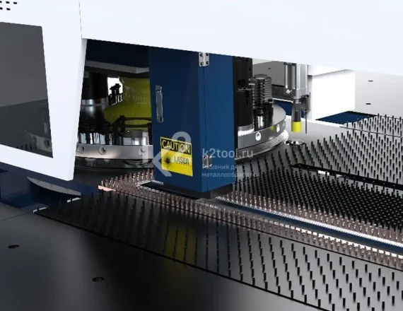 Комбинированный пробивной станок с лазерной резкой Dardontech COMBI D-ERL 300