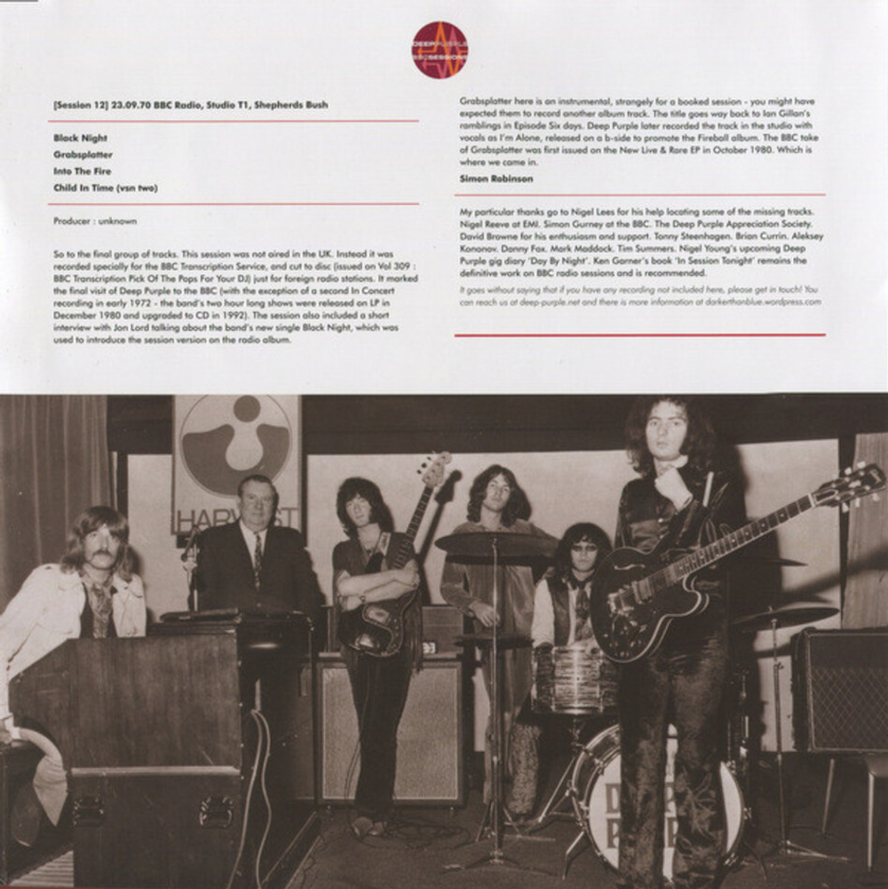 Deep Purple / BBC Sessions 68/70 (2LP+2CD)