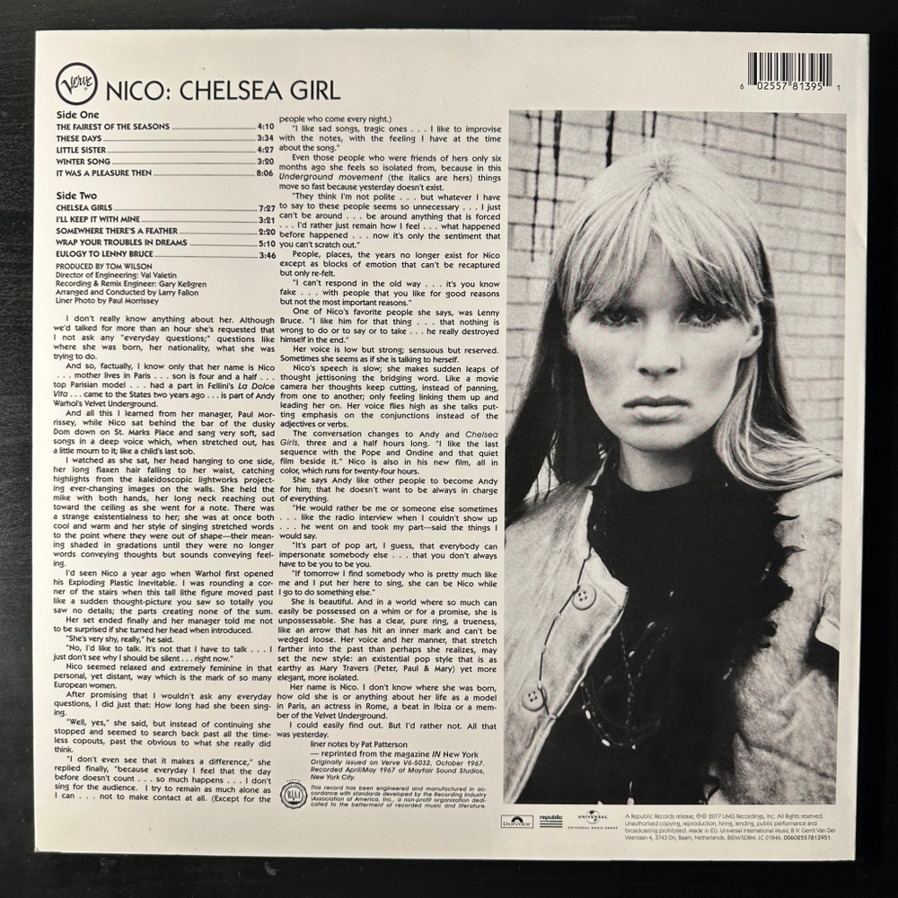 Nico – Chelsea Girl (Европа 2018г.)