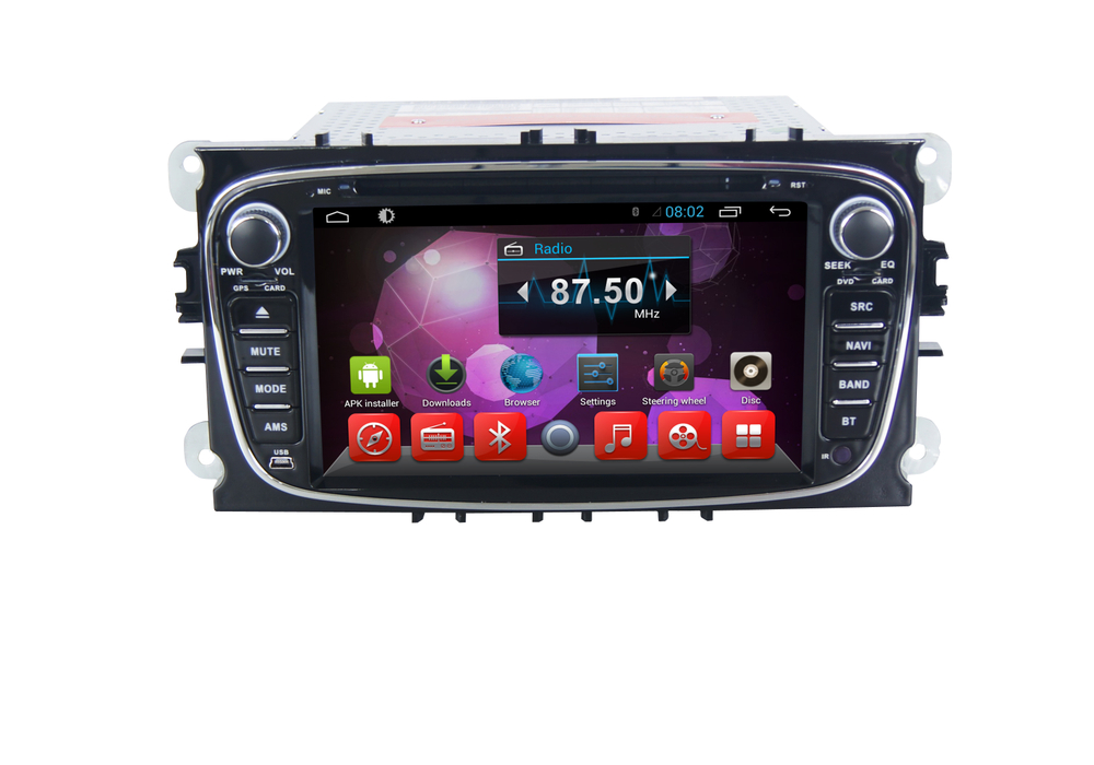 Установочный комплект для FORD Focus II, Mondeo, S-MAX, Galaxy, Tourneo/Transit Connect черный  KUBERG KR-7005B-S10