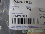 Клапан впускной / VALVE INLET АРТ: 3142L081