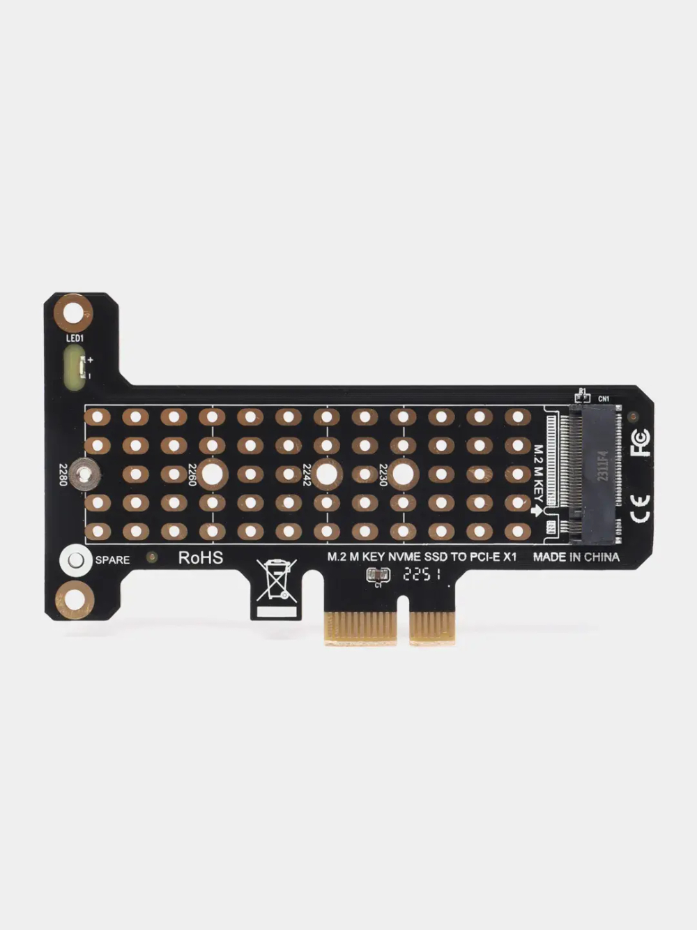 Адаптер-переходник для установки M.2 NVMe в слот PCI-E
