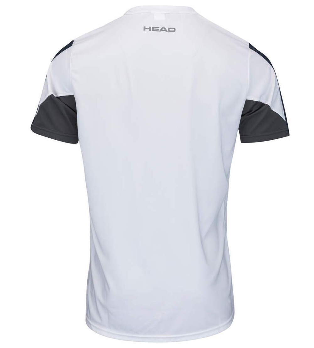 Мужская теннисная футболка Head Club 22 Tech T-Shirt M - white/dark blue