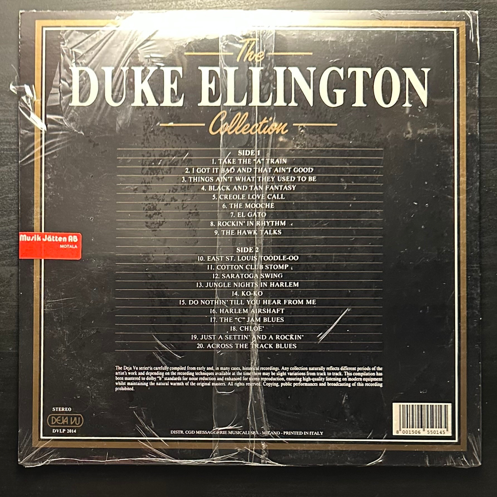Duke Ellington - The Duke Ellington Collection - 20 Golden Greats (Италия 1984г.)