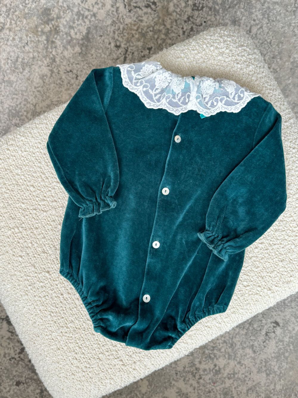 Велюровый ромпер Bebe Organic, 80