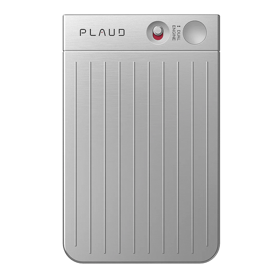 Диктофон Plaud Note с искусственным интеллектом ChatGPT, 64Gb, серебристый