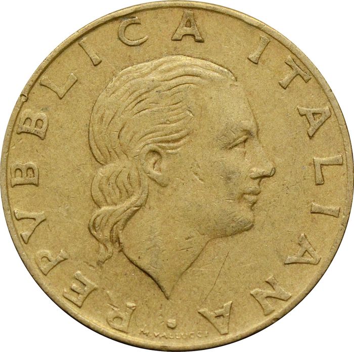 200 лир 1977-2001 Италия VF-XF 200 лир 1977-2001 Италия VF-XF