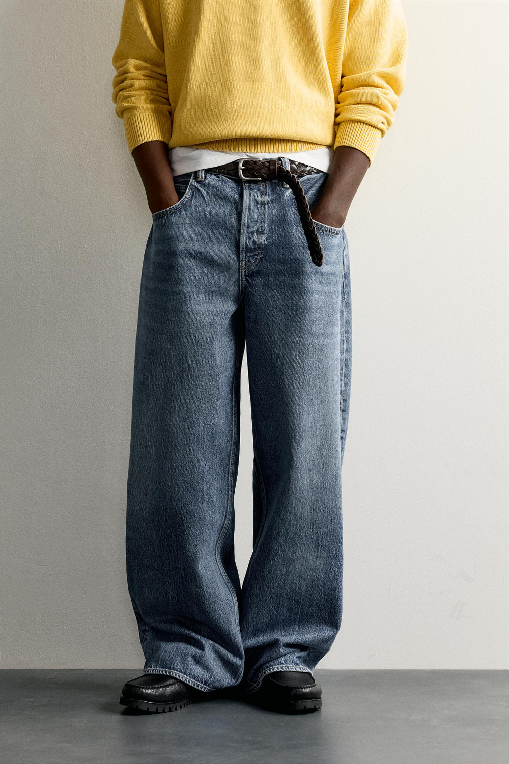 ДЖИНСЫ BAGGY FIT FRUIT OF THE LOOM™ — ZARA