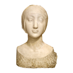 Динес Ю. С. Алиенора Аквитанская. Итальянский мрамор. 1949